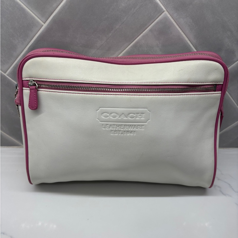 Vintage Coach Pouch / Large Cosmetic Case (5068)